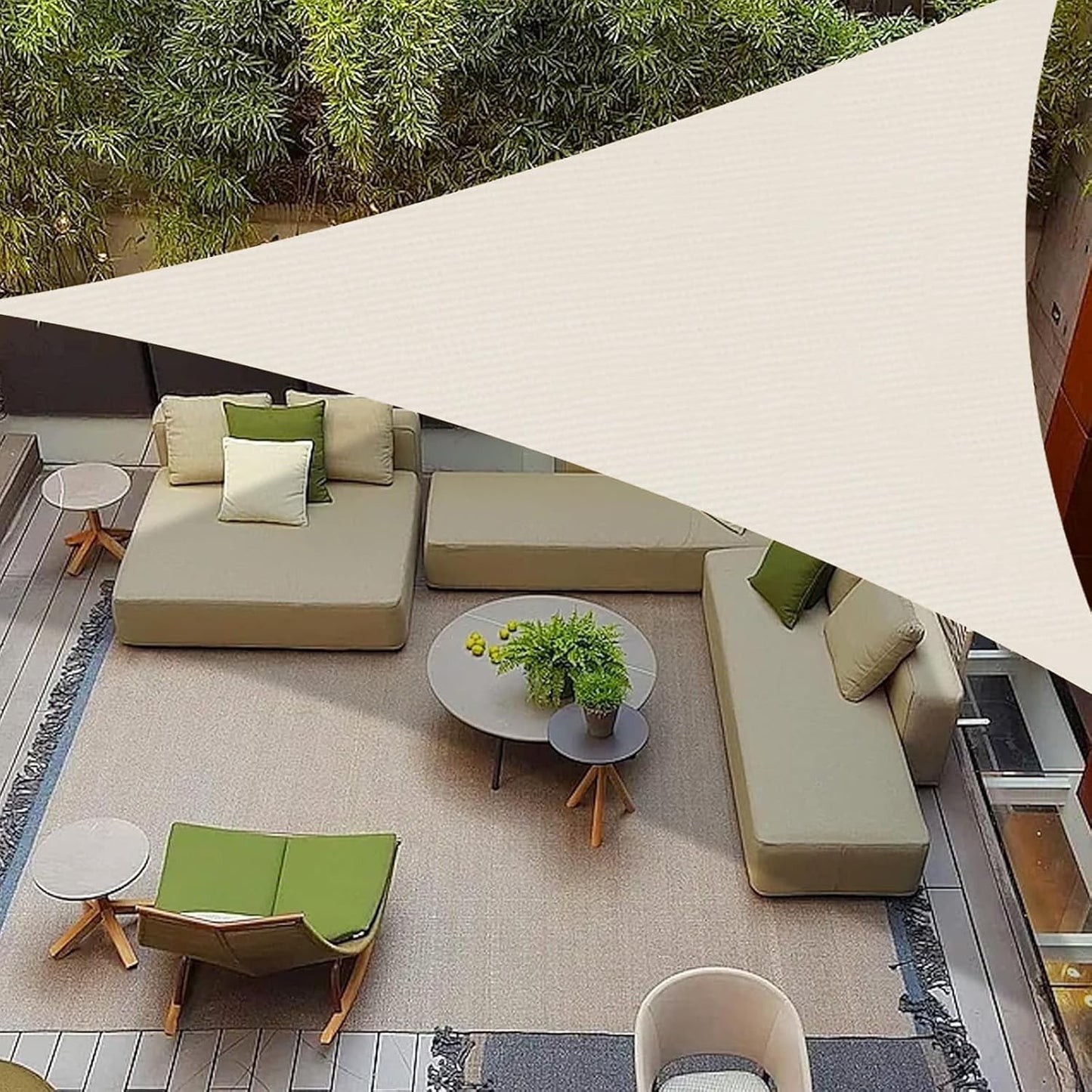 COOLBOYS 16'x 20' Sun Shade Sail Dark Grey Rectangle UV Block Outdoor Shade Canopy Sunshade for Patio Lawn Garden Carport Backyard Deck Pergola