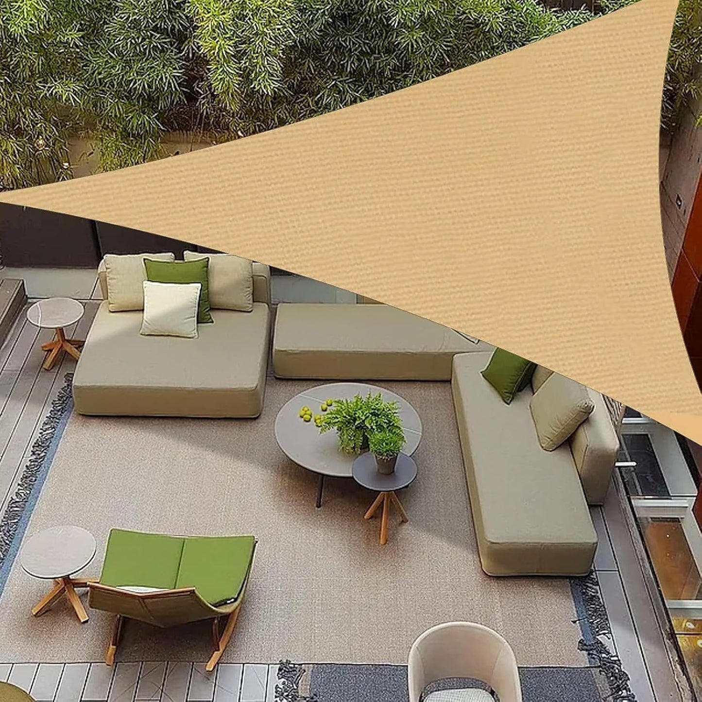 COOLBOYS 16'x 20' Sun Shade Sail Dark Grey Rectangle UV Block Outdoor Shade Canopy Sunshade for Patio Lawn Garden Carport Backyard Deck Pergola